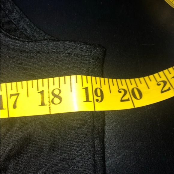 J. McLaughlin Black High Neck Sleeveless Top Blouse XL Back Zipper Peplum Bottom - Picture 3 of 9